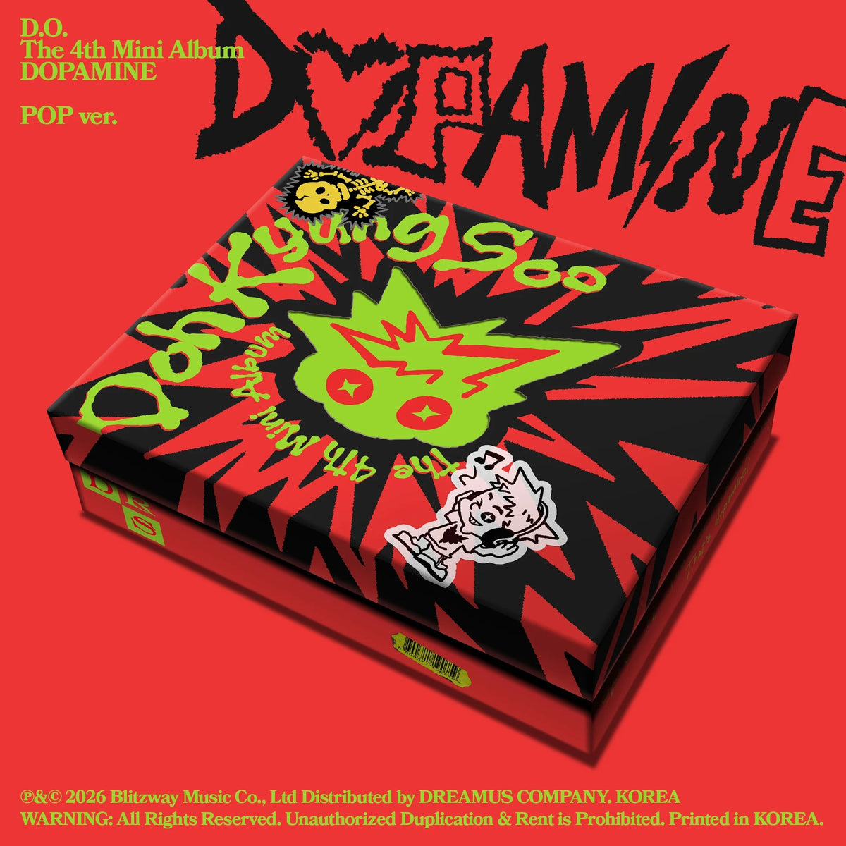 [PRE-ORDER] D.O. (EXO) - DOPAMINE (POP ver.)