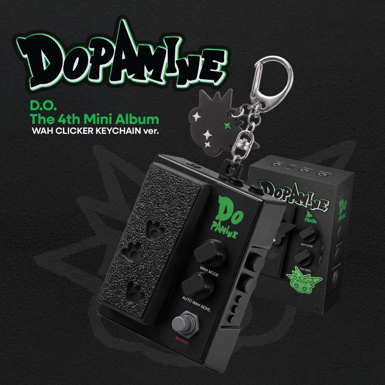 [PRE-ORDER] D.O. (EXO) - DOPAMINE (WAH CLICKER KEYCHAIN ver.)