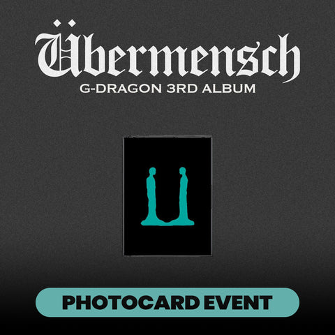 [PRE-ORDER] G-DRAGON 3RD ALBUM 'Übermensch' PHOTOCARD ALBUM ver. (NFC)