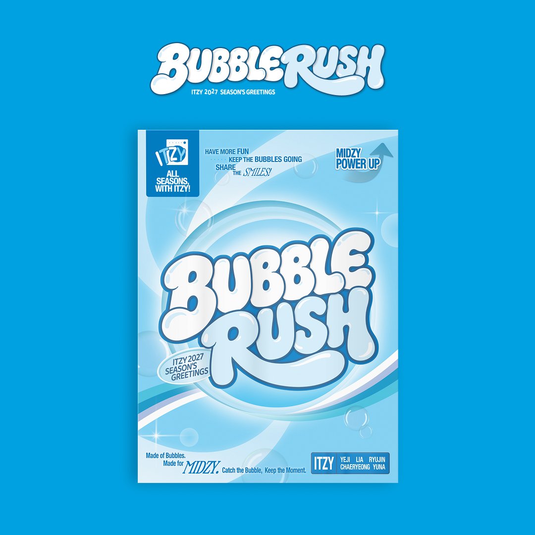 [PRE-ORDER] ITZY - 2027 Season's Greetings [BUBBLE RUSH]