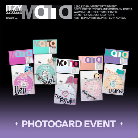 [PRE-ORDER] ITZY - Motto (MEMBER Ver.)