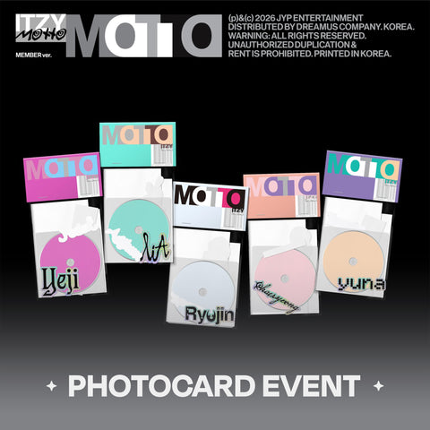 [PRE-ORDER] ITZY - Motto (MEMBER Ver.)