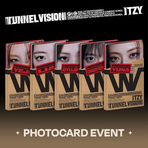 [PRE-ORDER] ITZY TUNNEL VISION (Member Ver.)