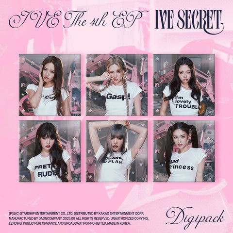 [PRE-ORDER] IVE - IVE SECRET (Digipack Ver.)