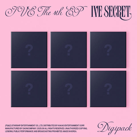 [PRE-ORDER] IVE - IVE SECRET (Digipack Ver.)