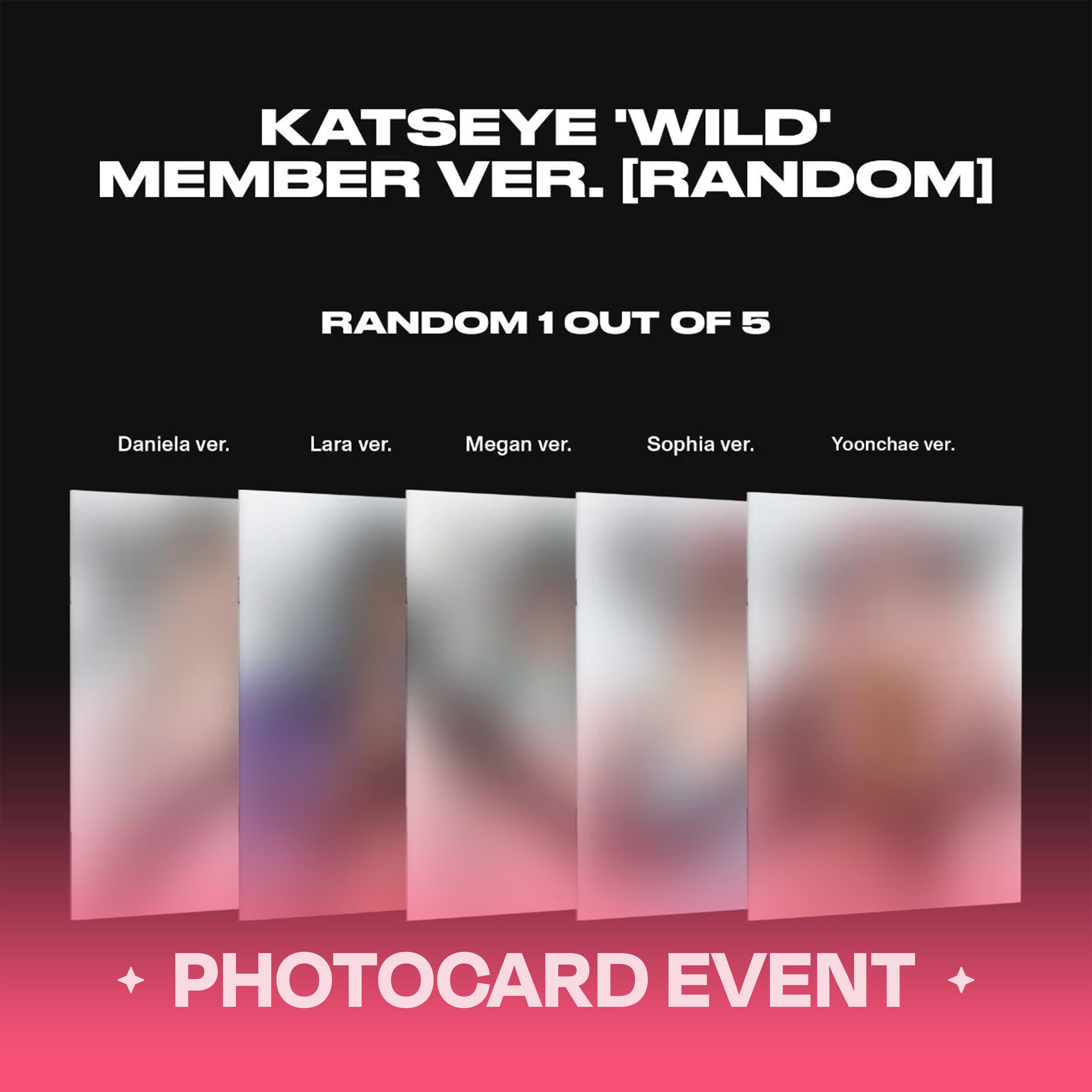 [PRE-ORDER] KATSEYE - WILD (Member ver.)