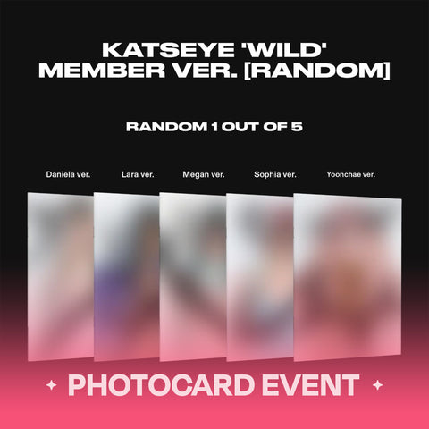 [PRE-ORDER] KATSEYE - WILD (Member ver.)
