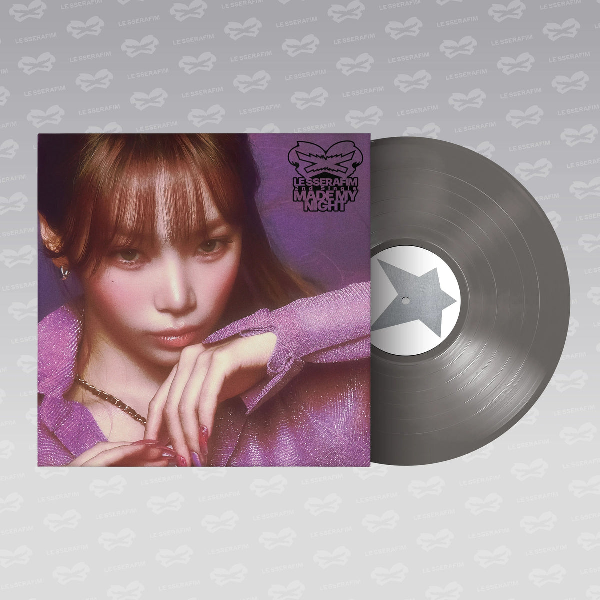 [PRE-ORDER] LE SSERAFIM - Made My Night (Vinyl - CHIC SILVER ver.)