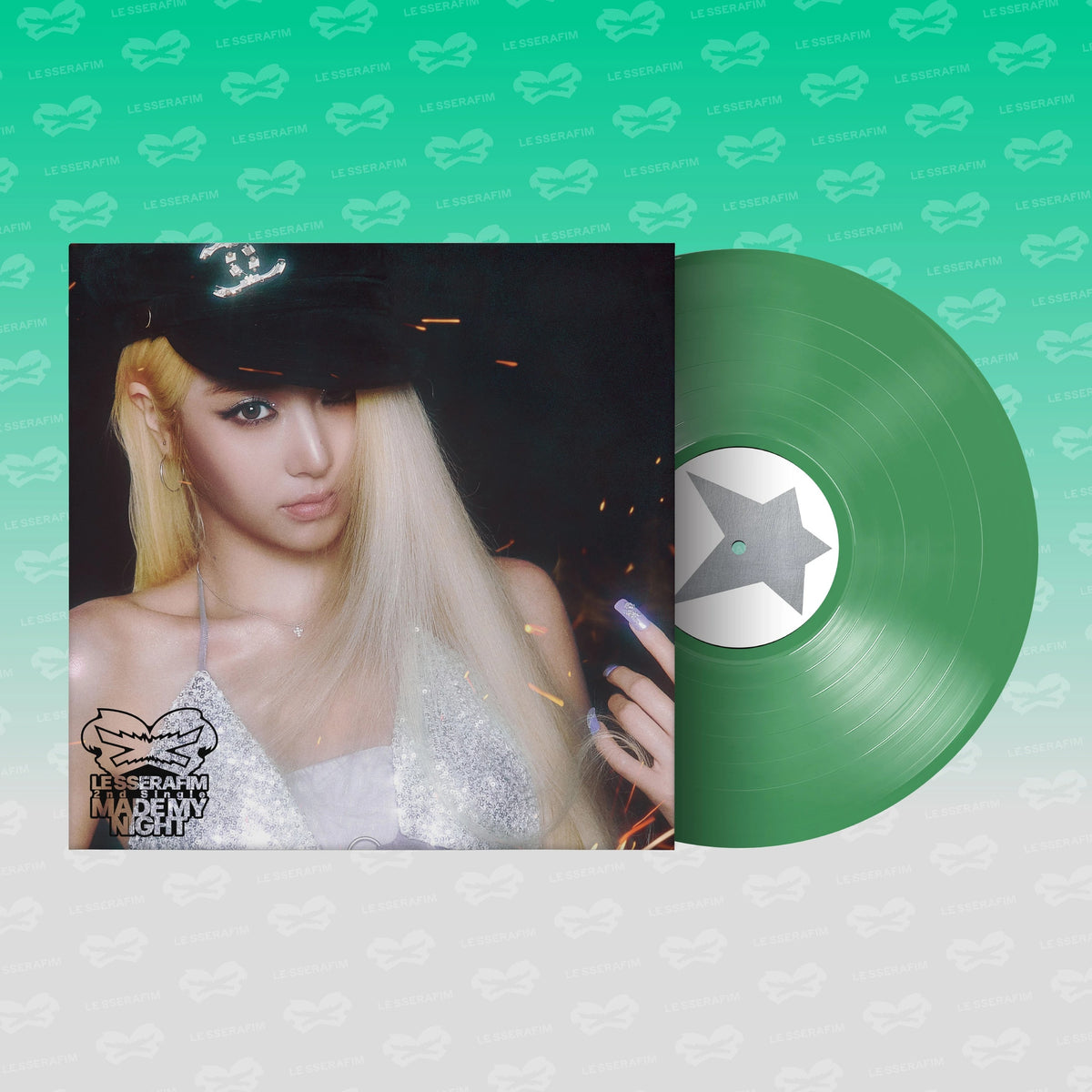 [PRE-ORDER] LE SSERAFIM - Made My Night (Vinyl - SPRING GREEN ver.)
