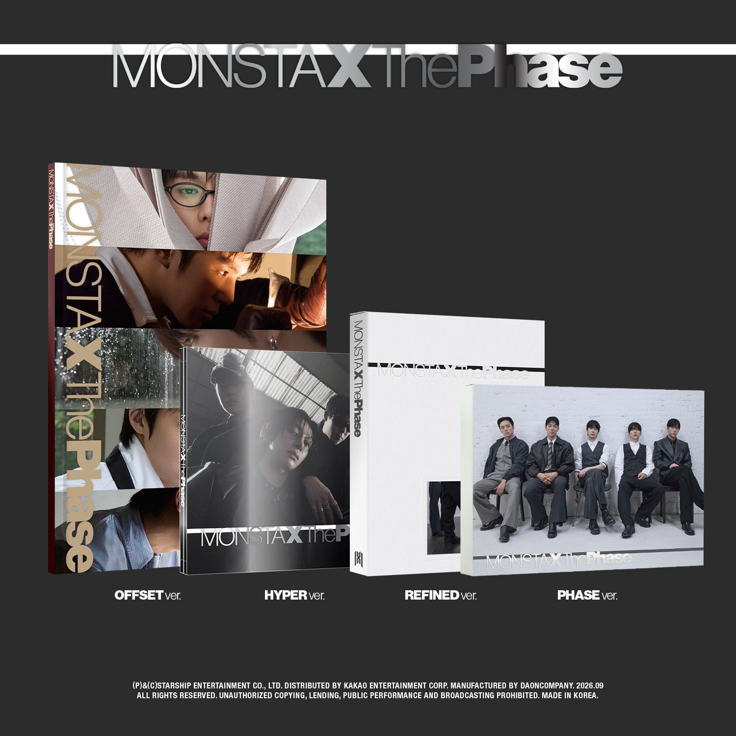 [PRE-ORDER] MONSTA X - The Phase