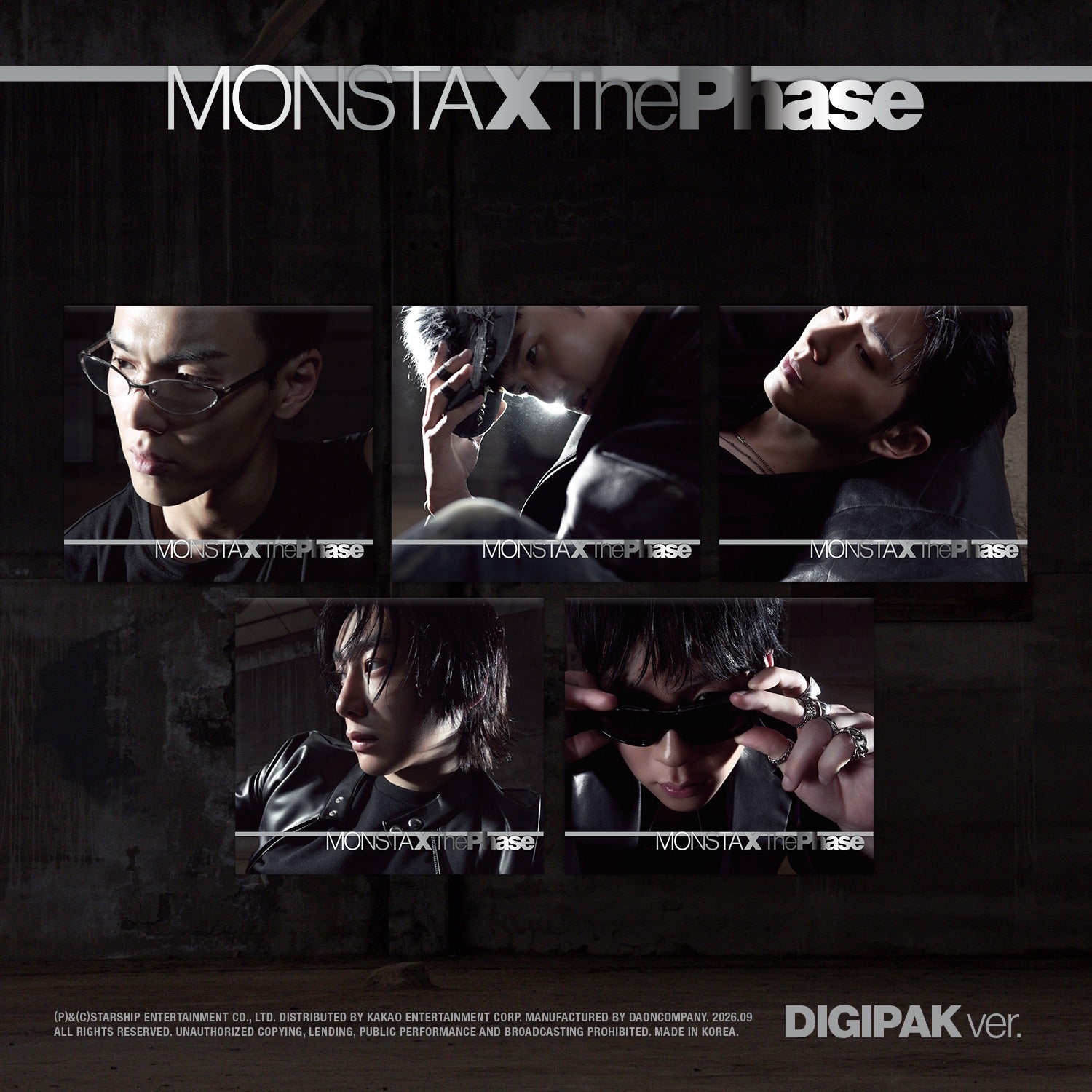 [PRE-ORDER] MONSTA X - The Phase (DIGIPAK ver.)