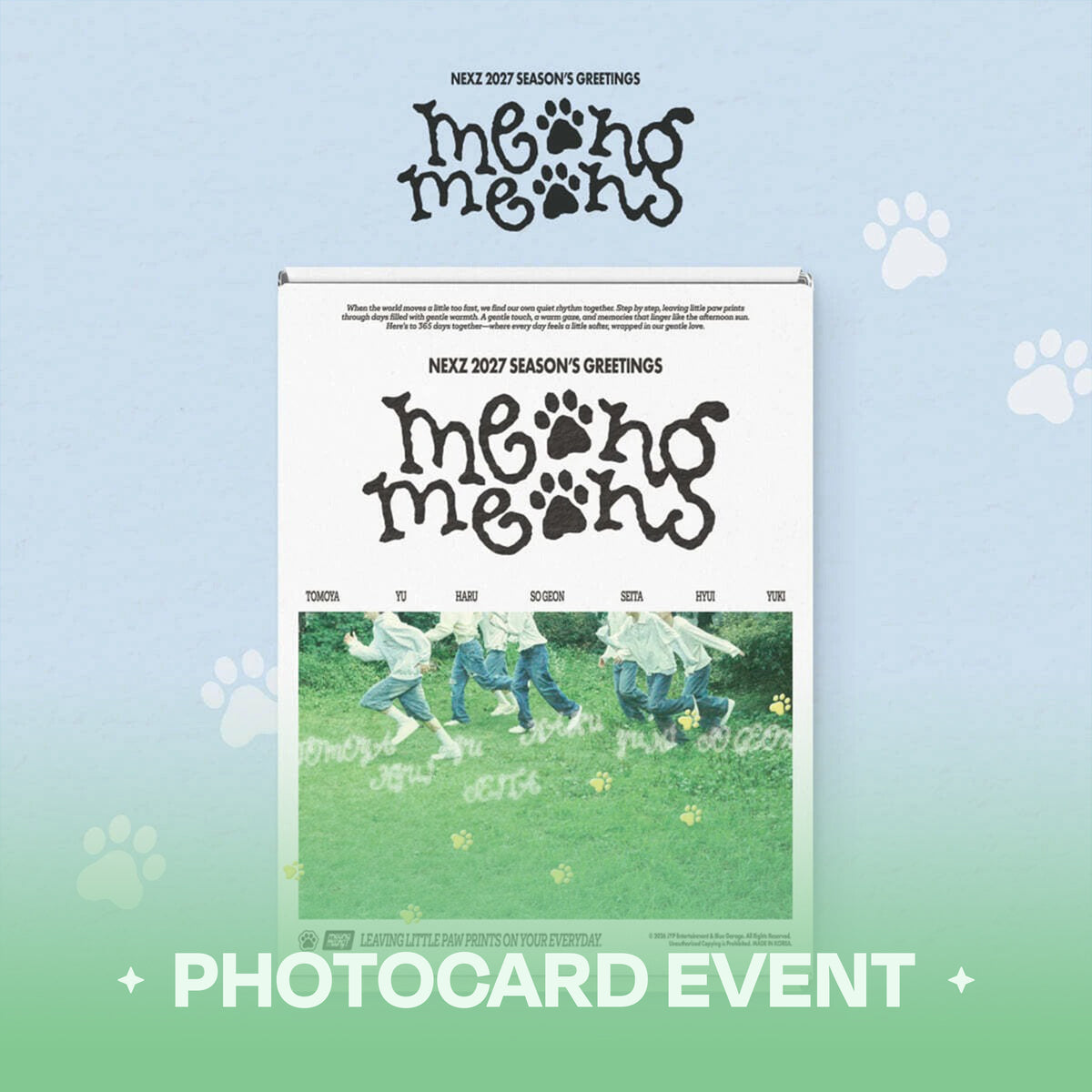 [PRE-ORDER] NEXZ - 2027 Season's Greetings [meong meong]