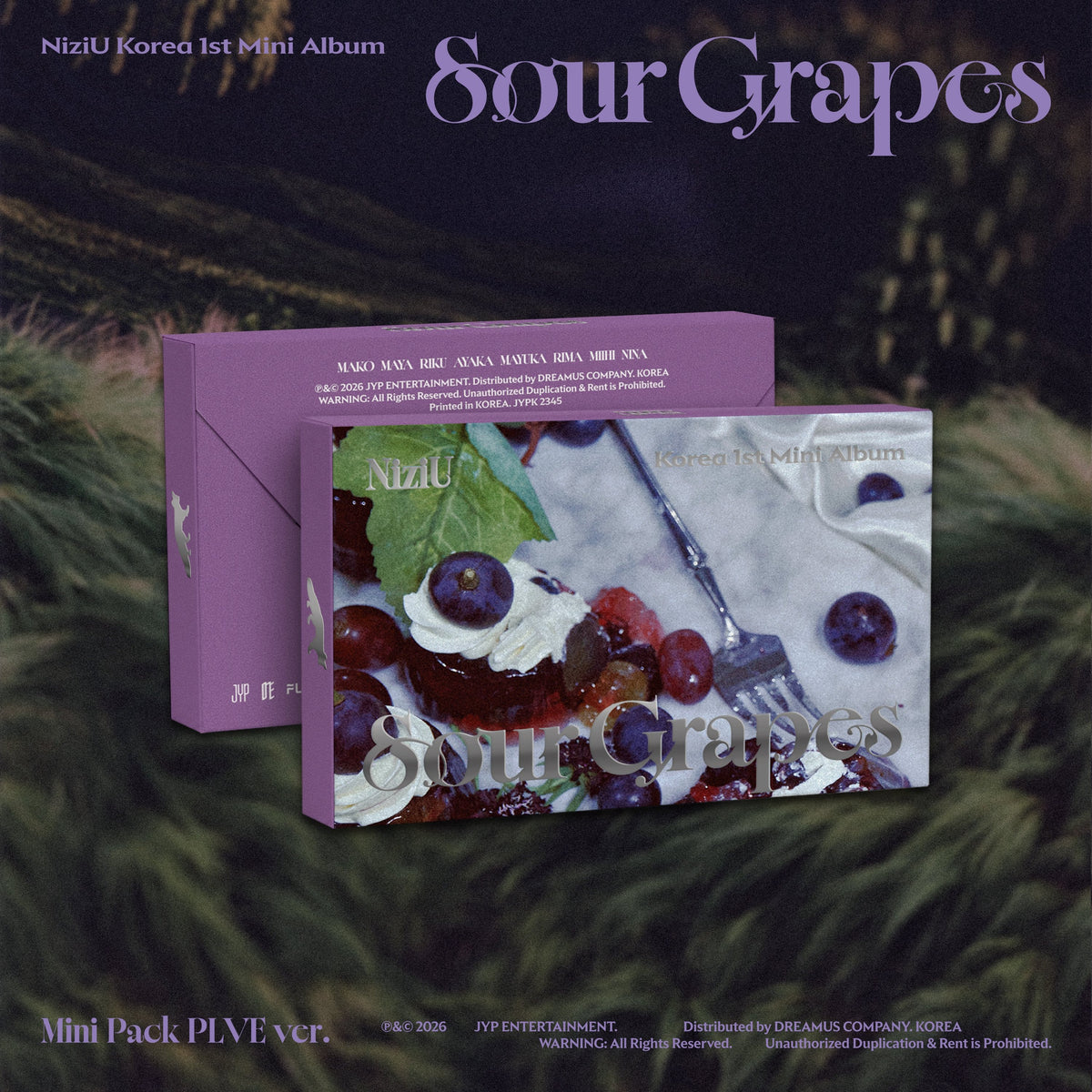[PRE-ORDER] NiziU - Sour Grapes (Mini Pack PLVE ver.)