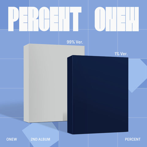 [PRE-ORDER] ONEW 2ND ALBUM 'PERCENT' (PHOTOBOOK Ver.)