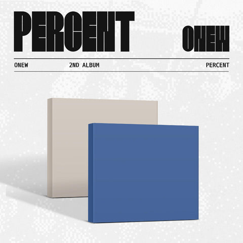 [PRE-ORDER] ONEW 2ND ALBUM 'PERCENT' (DIGIPACK Ver.)