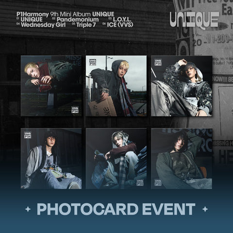 [PRE-ORDER] P1Harmony UNIQUE (Compact Ver.)