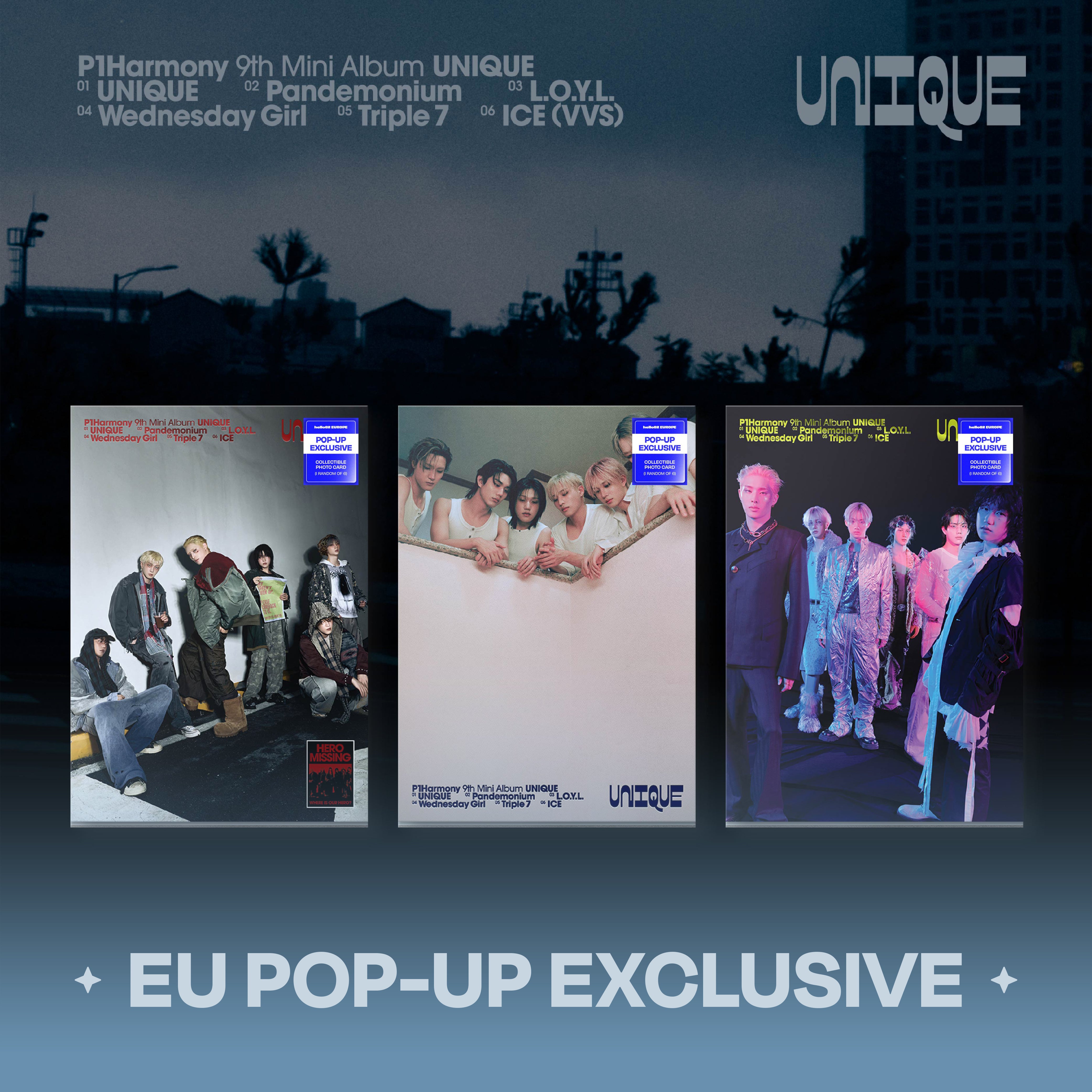 P1Harmony - UNIQUE - Europe POP-UP Exclusive