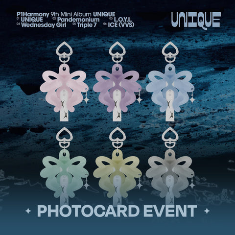 [PRE-ORDER] P1Harmony UNIQUE (Light Keyring Ver.) (Limited Edition)