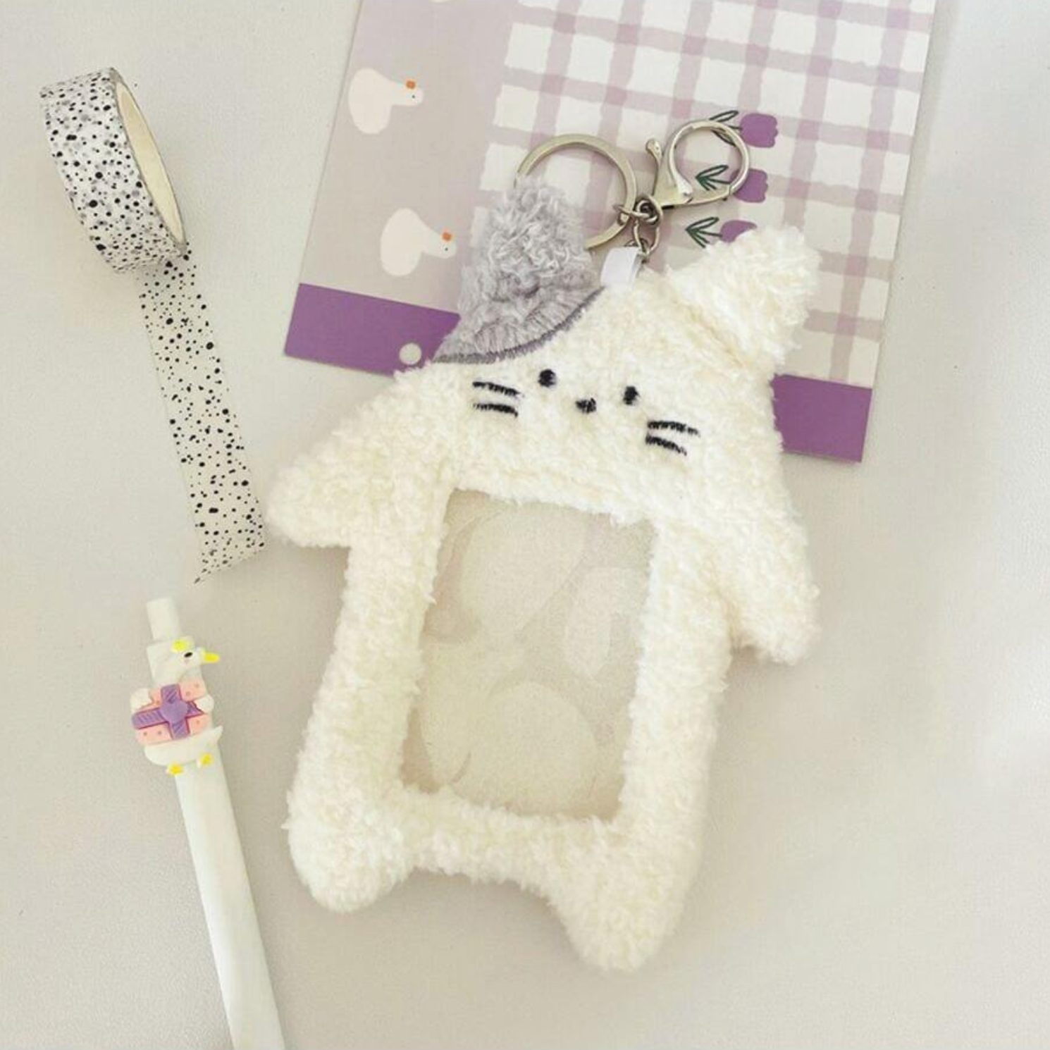 Animal Plush Photocard Holder