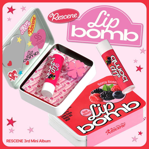 [PRE-ORDER] RESCENE lip bomb (QR) (lip balm ver.)