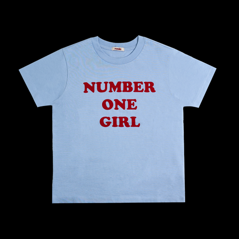 [PRE-ORDER] ROSÉ (BLACKPINK) ROSIE NUMBER ONE GIRL BLUE T-SHIRT