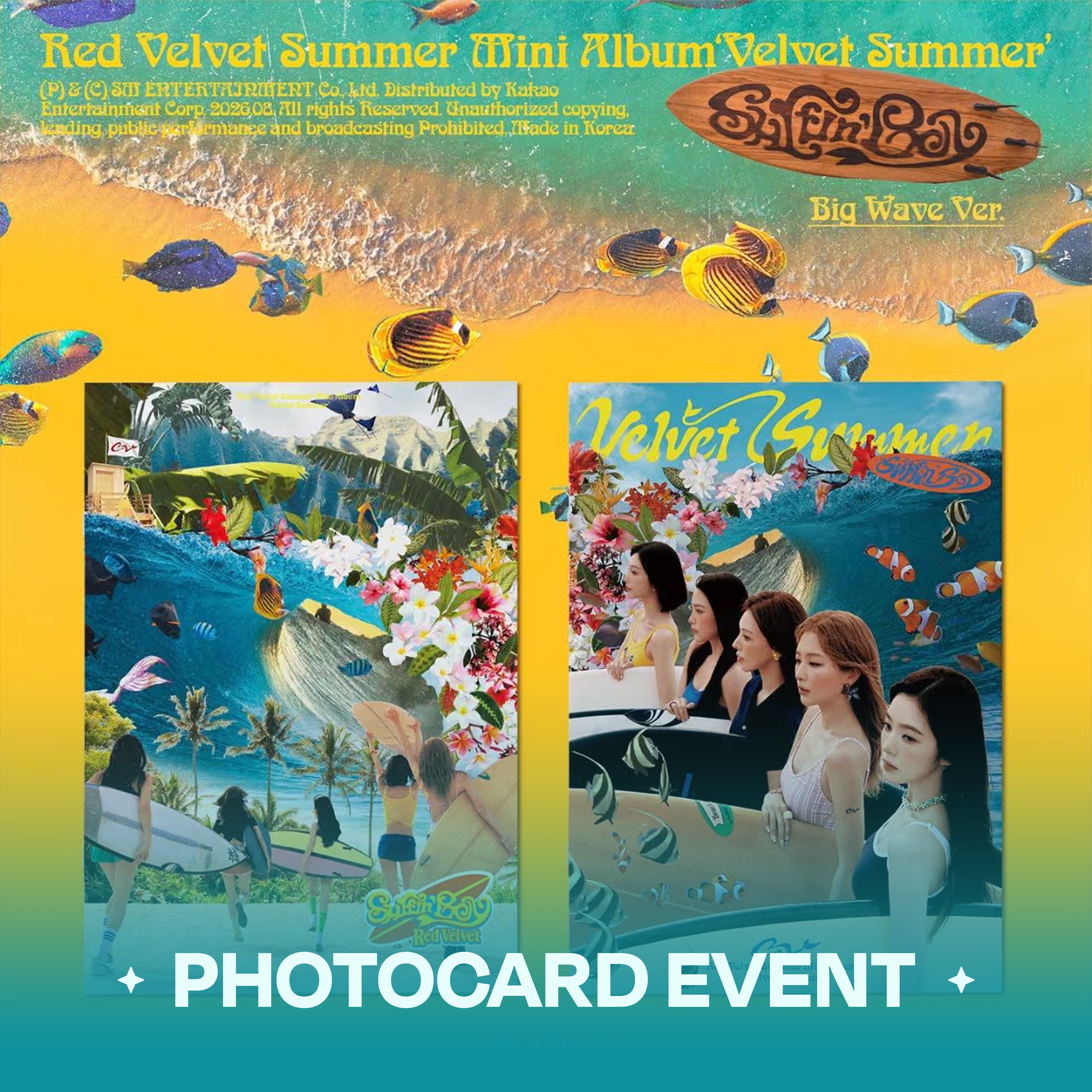 [PRE-ORDER] Red Velvet - Velvet Summer (Big Wave Ver.)