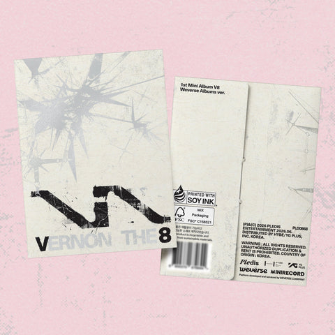 [PRE-ORDER] V8 (SEVENTEEN VERNON X THE8) - V8 (Weverse Albums Ver.)