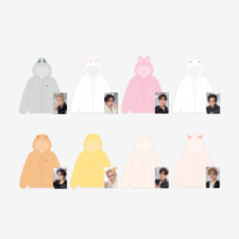 [PRE-ORDER] Stray Kids [RUN IT MD] SKZOO FLEECE HOOD ZIP-UP