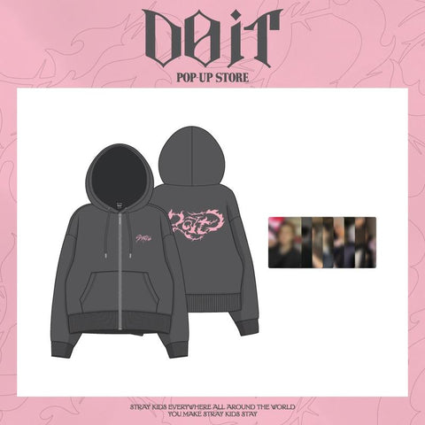 [PRE-ORDER] Stray Kids [DO IT POP-UP MD] ZIP-UP HOODIE