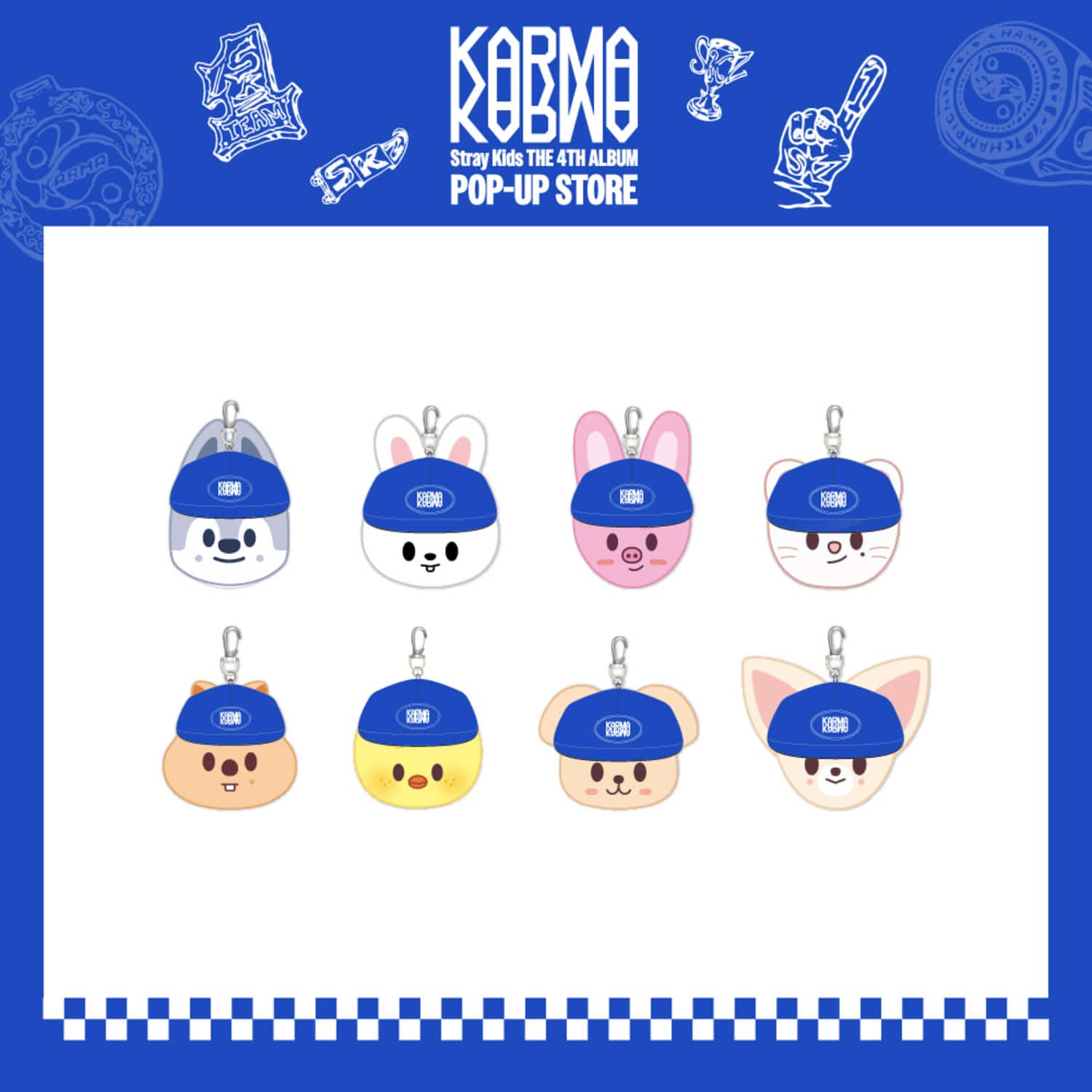 Stray Kids [KARMA POP-UP MD] SKZOO CEREMONY BALLCAP PLUSH