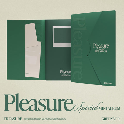 [PRE-ORDER] TREASURE 'PLEASURE' (YELLOW / GREEN VER.)