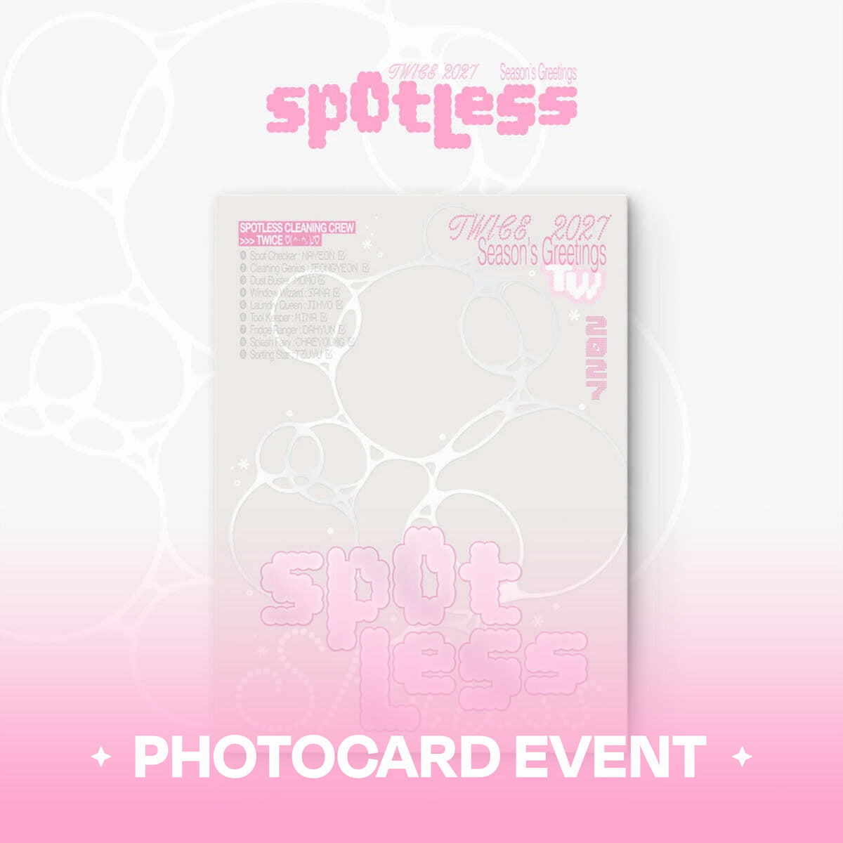 [PRE-ORDER] TWICE - 2027 Season's Greetings [Spotless]