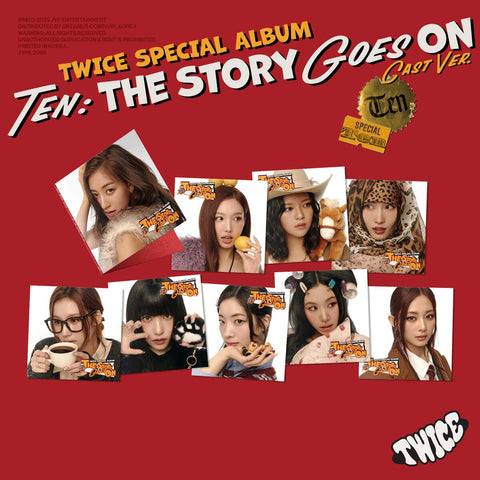 [PRE-ORDER] TWICE 'TEN: The Story Goes On' (CAST ver.)