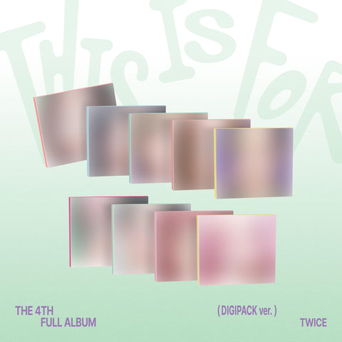 [PRE-ORDER] TWICE 4th Full Album THIS IS FOR (DIGIPACK ver.)