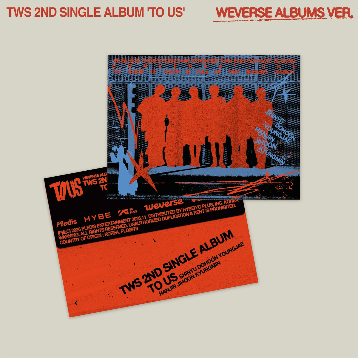 [PRE-ORDER] TWS - TO US (Weverse Albums Ver.)