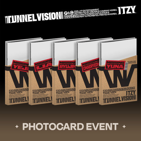 [PRE-ORDER] ITZY TUNNEL VISION (Member Ver.)
