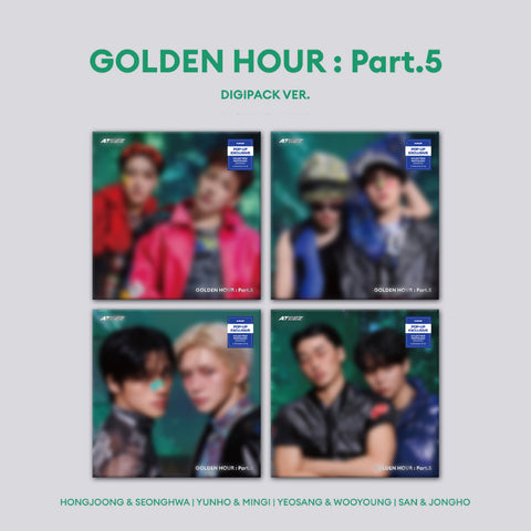 [PRE-ORDER] ATEEZ - GOLDEN HOUR : Part.5 (DIGIPACK UNIT VER.) - POP-UP Exclusive