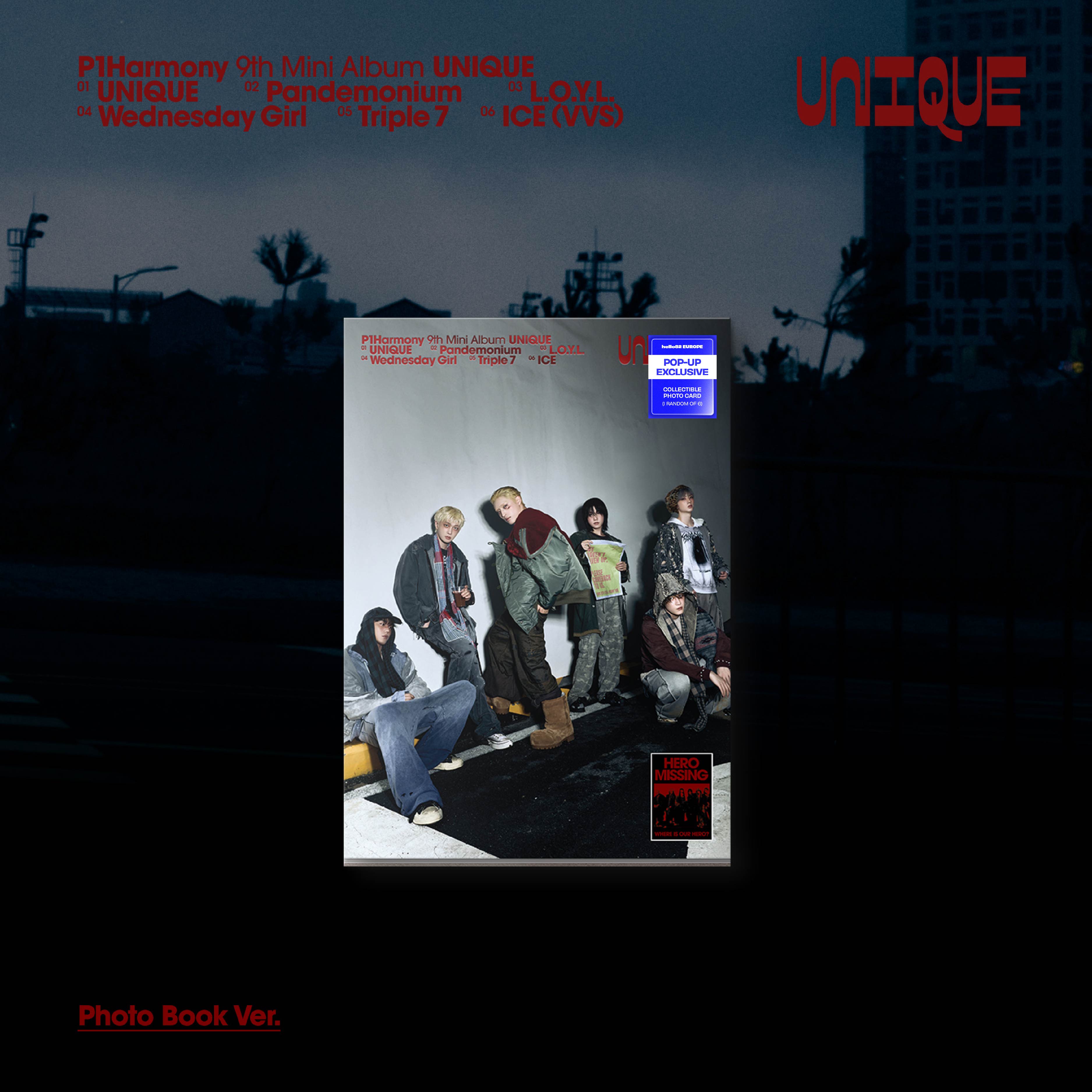P1Harmony - UNIQUE - Europe POP-UP Exclusive