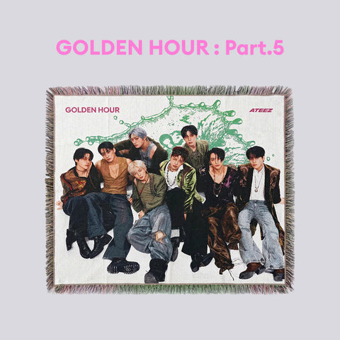 [PRE-ORDER] ATEEZ - GOLDEN HOUR : Part.5 - Woven Throw