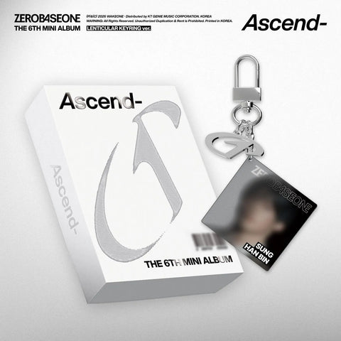 [PRE-ORDER] ZEROBASEONE - Ascend- (LENTICULAR KEYRING Ver.)