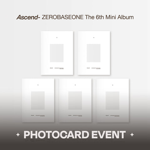 [PRE-ORDER] ZEROBASEONE - Ascend- (11 Ver.)