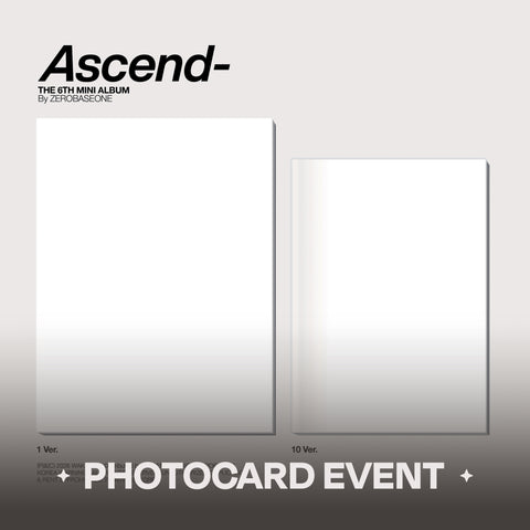 [PRE-ORDER] ZEROBASEONE - Ascend- (Photobook Ver.)