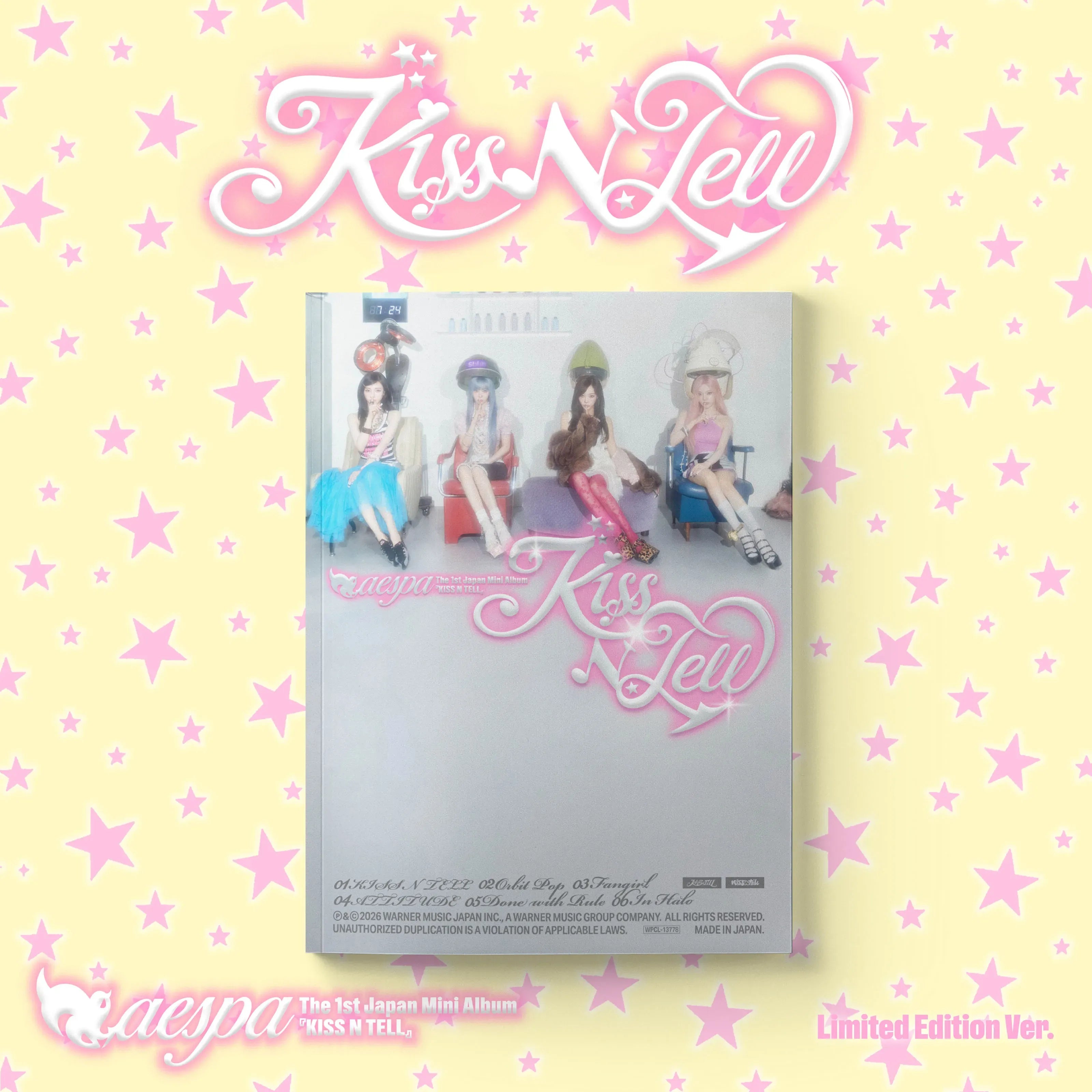[PRE-ORDER] aespa - Japan 1st Mini Album 'Kiss N Tell' (Limited Edition Ver.)