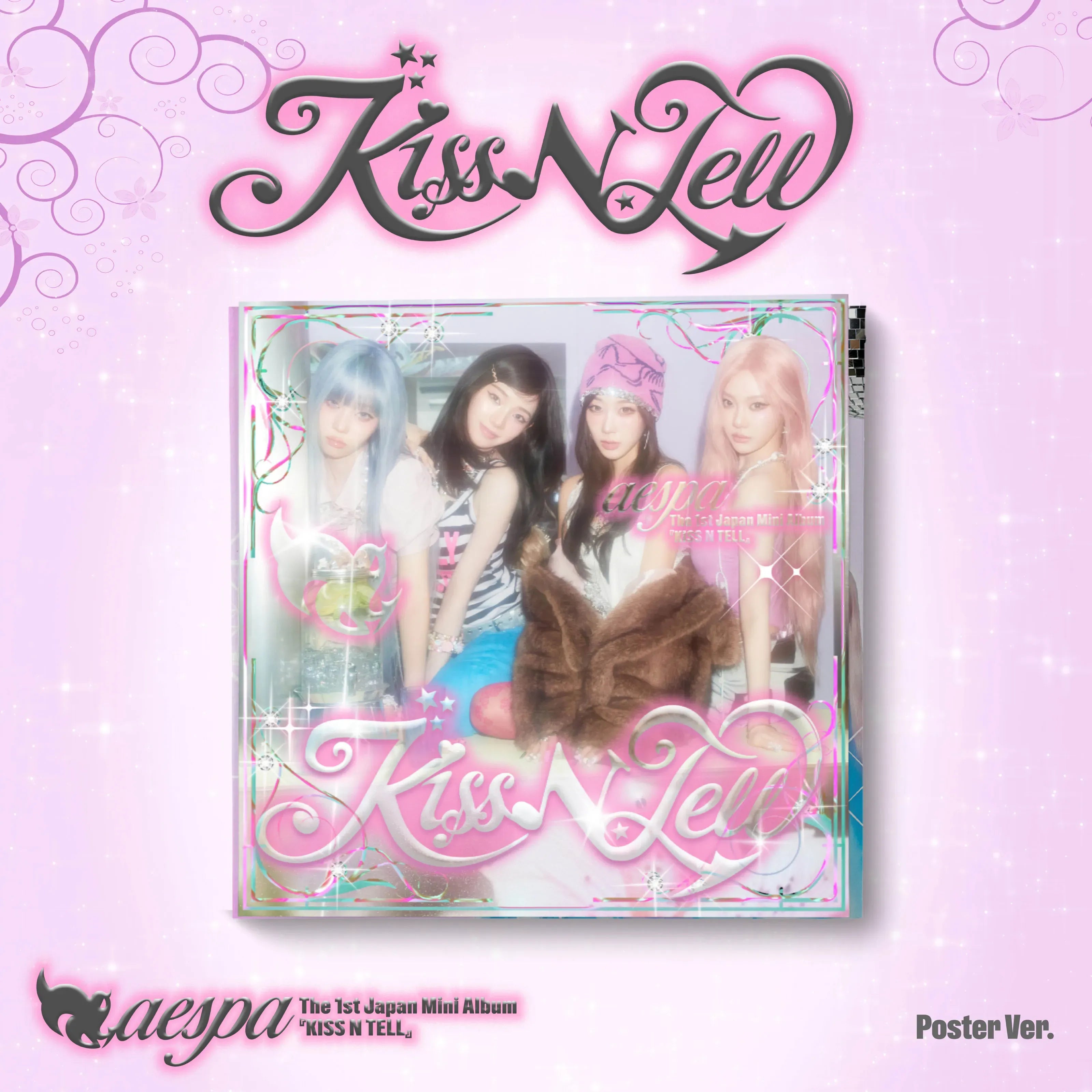 [PRE-ORDER] aespa - Japan 1st Mini Album 'Kiss N Tell' (Poster Ver.)