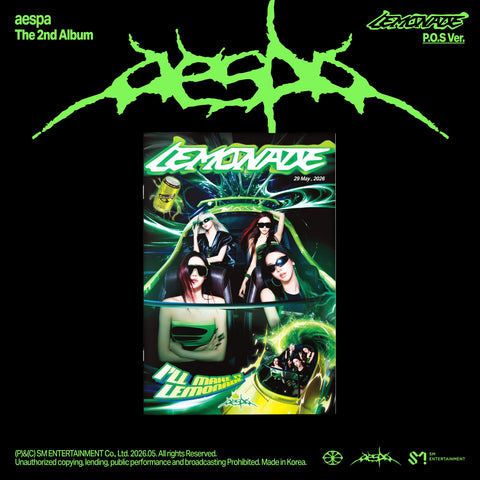 [PRE-ORDER] aespa - LEMONADE (P.O.S Ver.)
