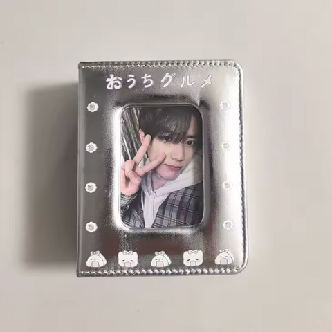 Silver Cartoon Photocard Collect Book