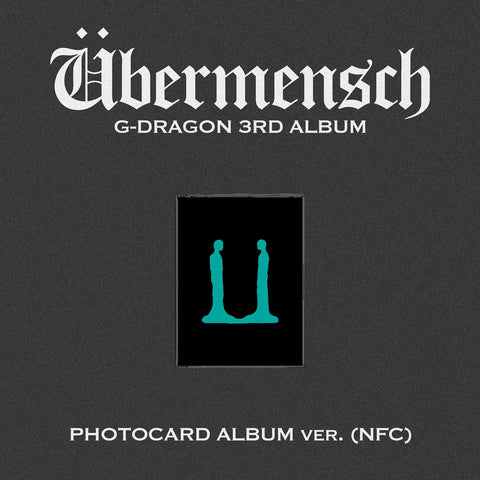 G-DRAGON 3RD ALBUM 'Übermensch' PHOTOCARD ALBUM ver. (NFC)
