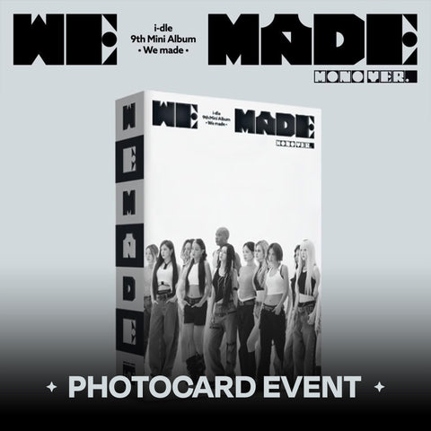 [PRE-ORDER] i-dle - We made (Mono Ver.)