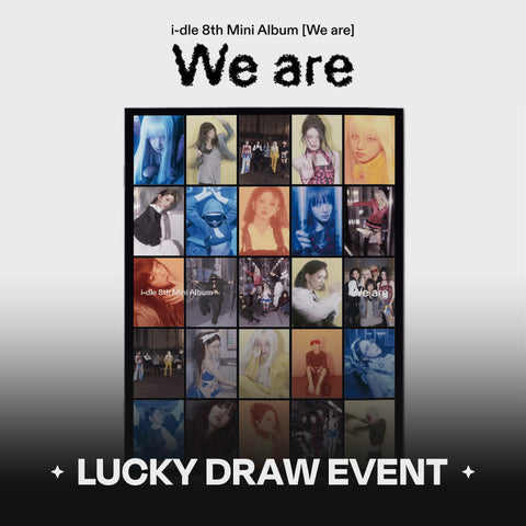 [MAKESTAR LUCKY DRAW] i-dle 8th Mini Album 'We are' POCAALBUM (Photobook Ver.)
