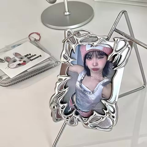 Metallic Frame Photocard Holder